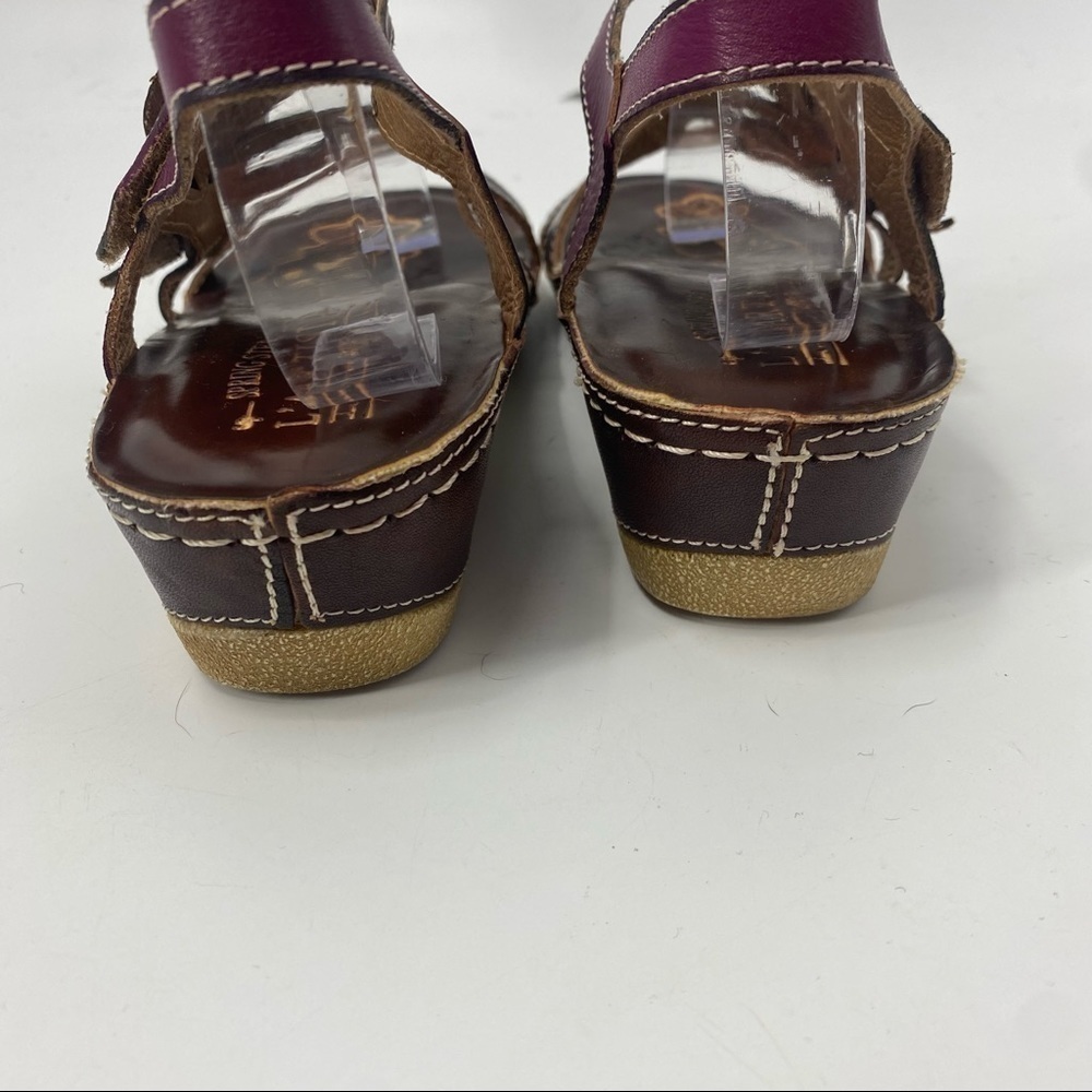 L’Artiste by Spring Step Pelagia floral sling back sandals. 37 EU - Picture 9 of 13